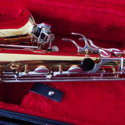 Borgani Vintage Alto Saxophone 1980 - Gold Lacquer with Nickel Silver Keys image 13