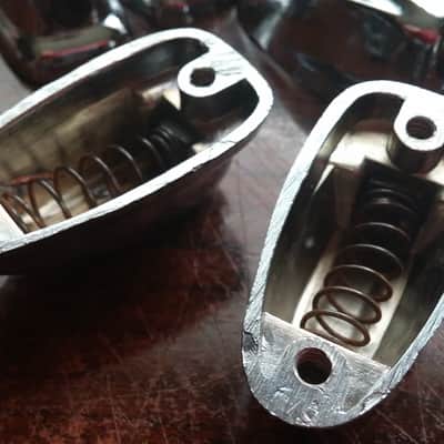 Pearl VINTAGE TOM  Drum Lugs Lug Casing HEAVY CAST MIJ PART Super Clean JAPAN 60s 70s image 5
