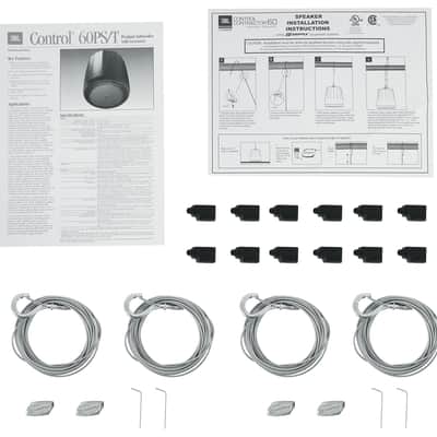 2) JBL Control 60PS/T C60 Commercial 70v White Pendant Subwoofers+Amp C60PS/T-WH image 12