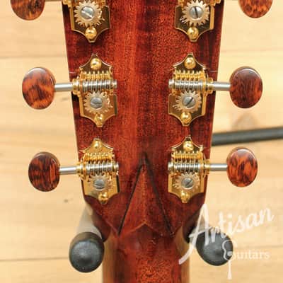 Huss and Dalton TD R 20th Anniversary Guitar Thermo-Cured Red Spruce and Bubinga Pre-Owned 2015 image 9