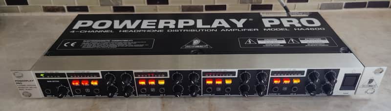 Behringer Powerplay Pro-XL HA4700 4-Channel Headphone Amplifier 2010s - Standard image 1