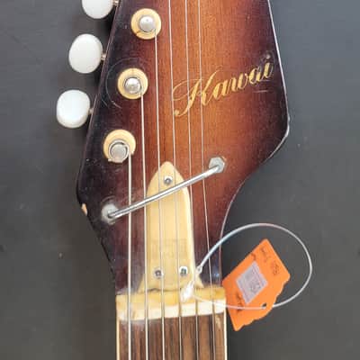 Kawai 3-Pickup Electric Guitar 1960s - Violin burst image 3