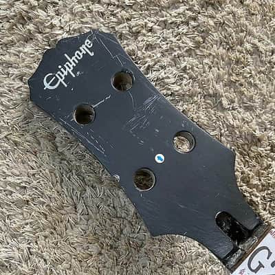 Epiphone Black 4 String Bass, Mahogany Body and Neck, Rosewood Fingerboard image 2