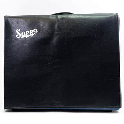 Supro 1675RT Rhythm Master 60/35-Watt 1x15" Tube Combo Amp w/ Cover – Blue Rhino image 11