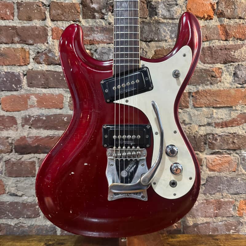 Mosrite The Ventures Model Electric Guitar *RARE* (1964 - Candy Apple Red) image 1