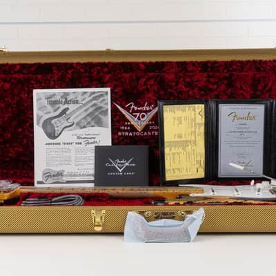 Fender Custom Shop Limited Edition '54 Super Heavy Relic Stratocaster Electric Guitar, Maple Fingerboard, Wide Fade 2-Color Sunburst image 3