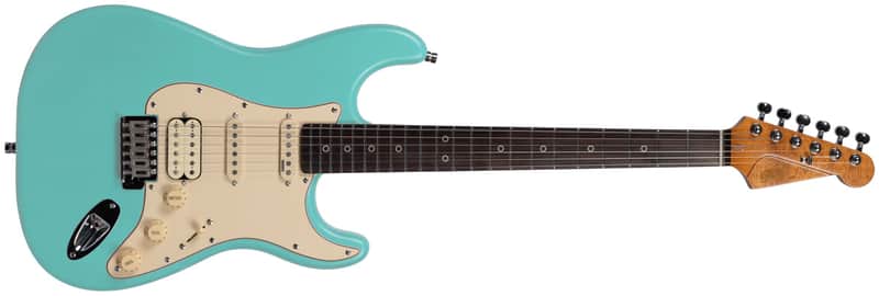 HENRY'S Electric Guitar - Snake II Classic matt  ST-1CM Naja - Surf Green image 1