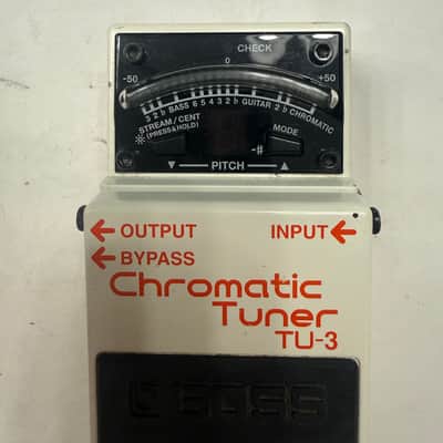 Boss Roland TU-3 Chromatic Tuner Guitar Bass Effect Pedal + Original Box image 3