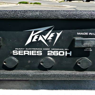 Peavey 260 Booster Bass / Guitar / PA Amp Head - PV Music Guitar / Electronics Shop Inspected, Serviced and Tested - Excellent Working Condition - Very Good Cosmetic Condition - Fast Shipping image 12