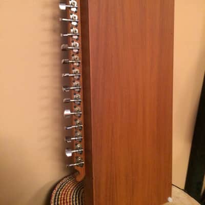 Swarsangam Indian Tanpura Swarmandal Combination Instrument 4-string tanpura w/wound strings, 15-str image 6