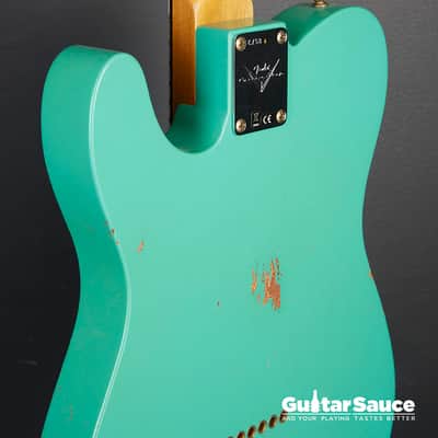 Fender Custom Shop 64 Telecaster Relic Aged 2024 - Sea foam Green (Cod.1840NG) image 15