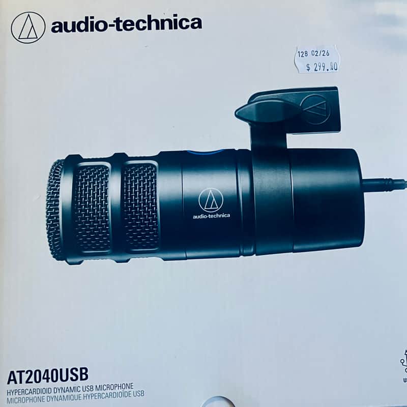 Audio-Technica AT2040USB Digital Dynamic Microphone 2023 - Present - Black image 1