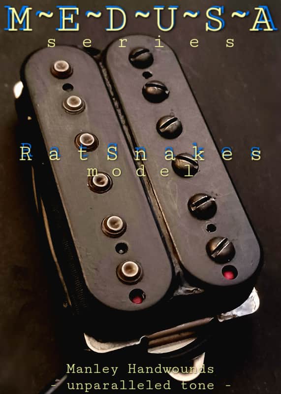 Humbucker Pickup- AlNiCo 2 Hot Neck Manley Handwounds image 1