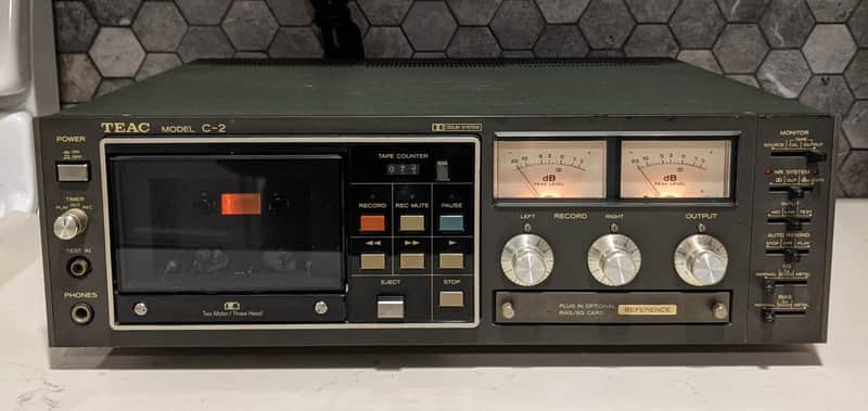 Platine Cassette TEAC V80 – 3 Têtes, Courroies Neuves – Vintage 1981