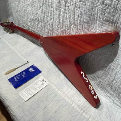 2005 Gibson Flying V Faded w/Jimi Hendrix Inspired Vibrola and Custom Paint Made in USA image 10
