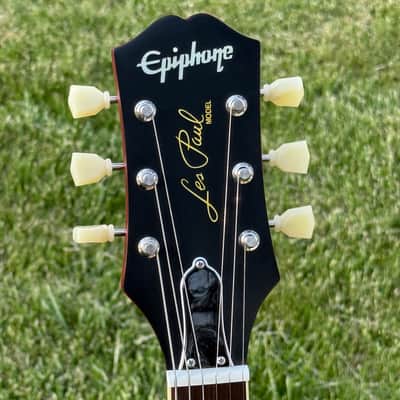 Epiphone Inspired by Gibson Limited Edition 1959 Les Paul Standard 2023 - Satin Dark Burst - w/ Case image 8