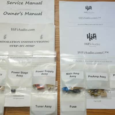 Kenwood Eleven restoration kit filter capacitor repair rebuild fix image 4