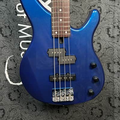 Yamaha TRBX174 DBM Electric Bass Guitar, 4-String, Dark Blue Metallic image 1