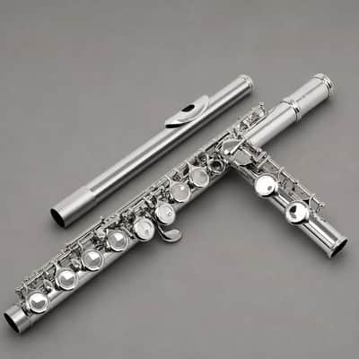 Professional C Key 16 Closed Hole Concert Flute for Students & Beginners – Nickel Plated Transverse Flute with Carrying Case, Cleaning Kit, Gloves & Back-to-School Accessories image 3