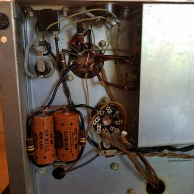 Heathkit W4-AM Tube Mono 5881 Power Amplifier Williamson 1955 - Hammered Grey Steel Paint image 12