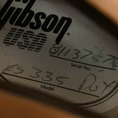 1987 Gibson ES-335 DOT (w/ OHSC) image 13