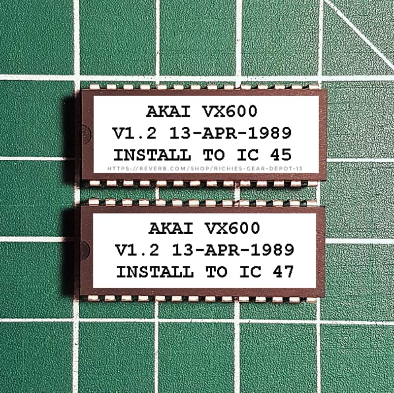 Akai VX600 OS 1.2 EPROM Firmware Upgrade KIT image 1