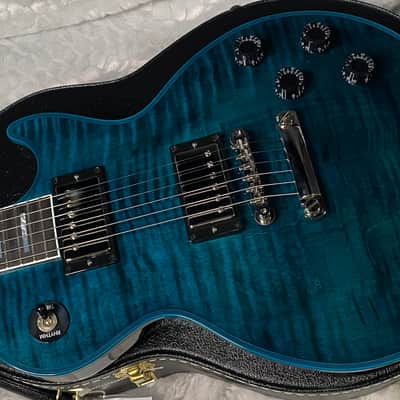 NEW! Gibson Les Paul Custom Peacock Widow - Monster Flame Top! Limited Edition - Weighs in at only 8 lbs!! - Authorized Dealer - G07572 image 9