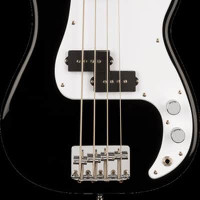 Fender Squier Mini Precision Bass Black Short-Scale Electric Bass Guitar image 1