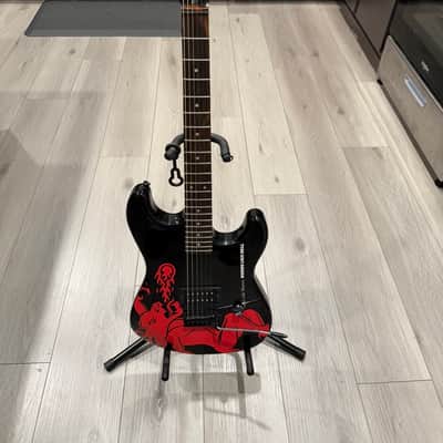 Fireball whiskey Stratocaster Strat 2010 - Black image 1