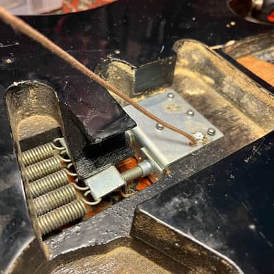 1975 Greco Stratocaster ... Khruangbin Mark Speer WIRING + NYLON Saddles + FLAME MAPLE NECK + Unique TREM claw see trough! (MADE IN JAPAN Lawsuit Era + Gigbag) ... Matsumoku Built – Pre-Serial Vintage image 4