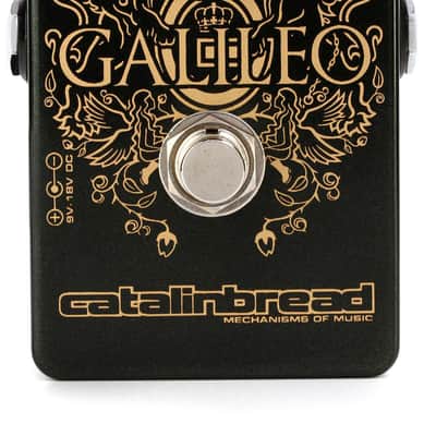 Catalinbread Galileo Treble Boost Overdrive Pedal - Black image 1