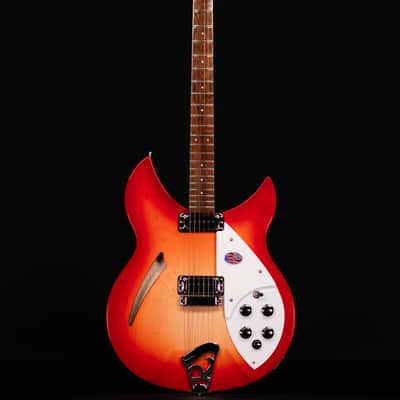 Rickenbacker 330 Double Cutaway Electric Guitar, FireGlo image 5