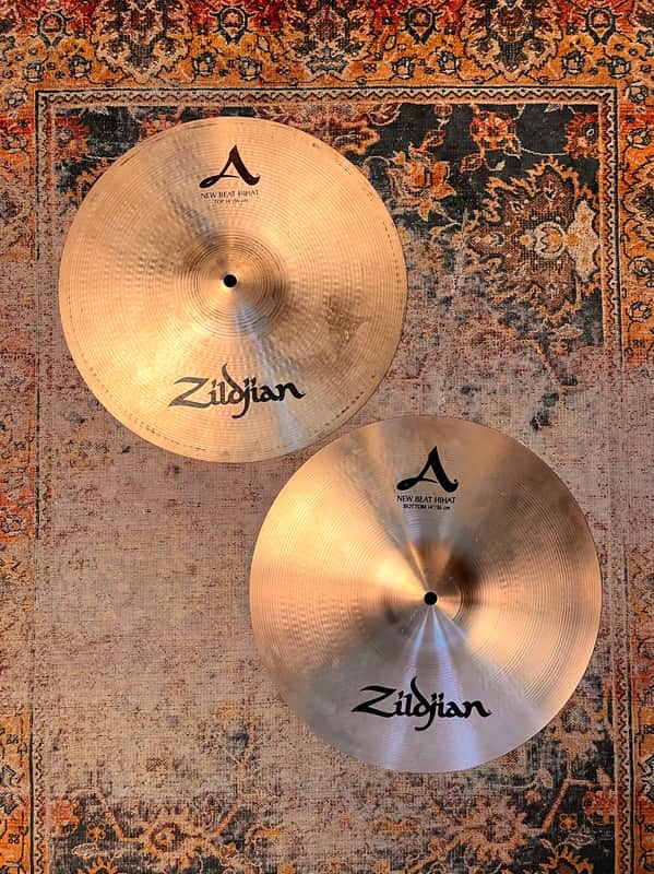 Zildjian New Beat Hihats 14” Hand Picked!  CRISP CLEAN Tone! 968 1340 g Why Pay $520? image 1