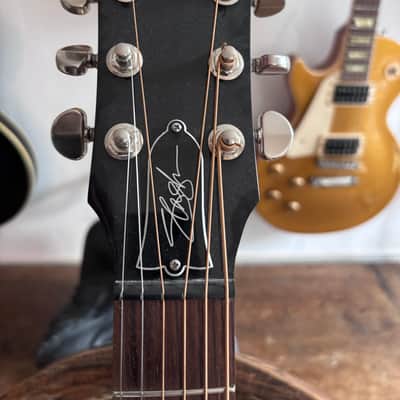 Gibson Slash Signature J-45 Vermillion Burst Left Handed image 3