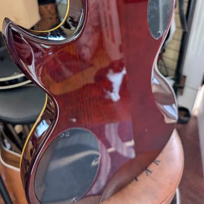 Zemaitis Z22FF Z Series Electric Guitar, Flame Maple Top, Gig Bag - Brown Burst image 5