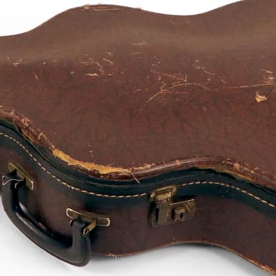 60's Vintage Gretsch Ess & Ess Hardshell Case - RARE Faux Red Alligator image 15