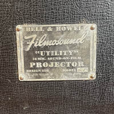 Vintage Bell & Howell Filmosound 1x12” Cab - 16 Ohm Jensen Speaker - 1940’s/1950’s Made In USA image 3