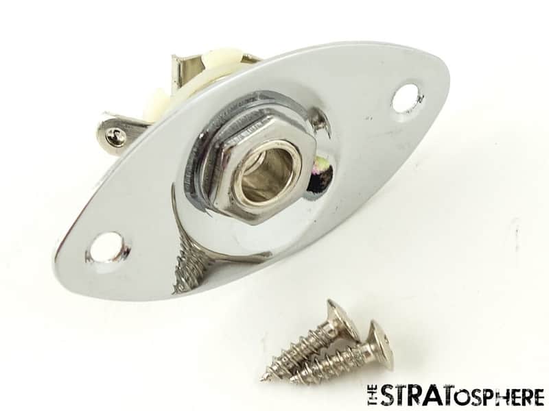 Ibanez PS60 Paul Stanley Signature OUTPUT JACK Guitar Parts Chrome. image 1