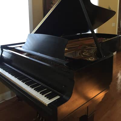 Chas. M. Stieff 9 Foot Concert Grand Piano 1913 Black image 1