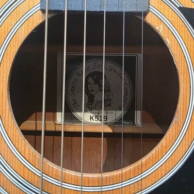 The Santa Rosa Folk Guitar Company K519 Dreadnaught  Acoustic Guitar image 4