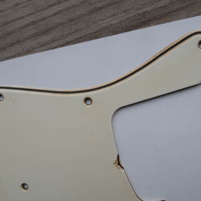 Fender Jazz Bass Pickguard 65 USA Vintage 62 thru 71 Lower finger rest 60's AVRI image 2