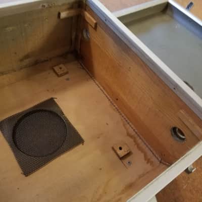 Ampex USA made Empty Suitcase Cabinet Gig Box Project 1960s image 4