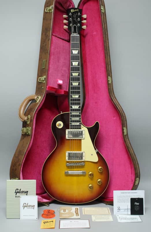 2024 Gibson Custom Shop '58 Les Paul Standard Reissue Murphy Lab Ultra Light Aged Bourbon Burst R8 w/OHSC image 1