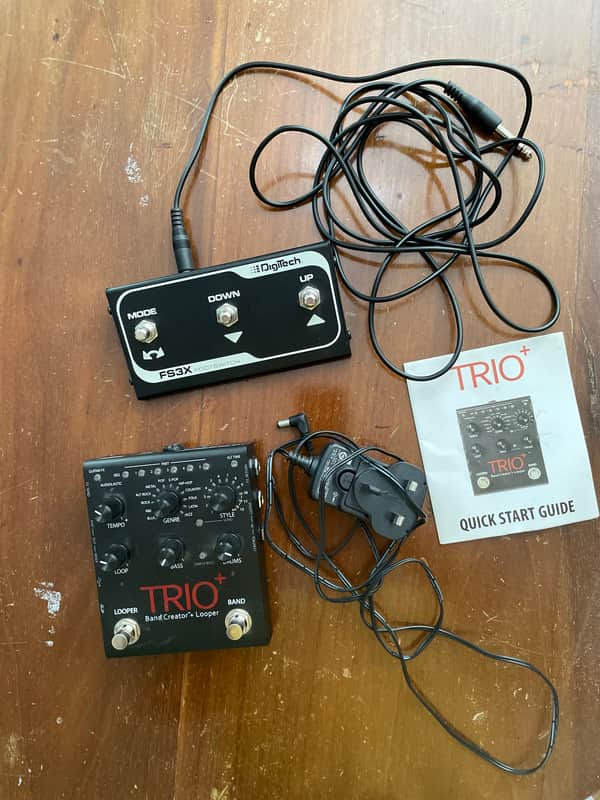 DigiTech TRIO Plus Band Creator and Looper - with foot switch - as new image 1