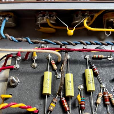 Hand Wired Clone of a Fender 6G3 "Brownface" Deluxe Head 20 Watts Premium Components image 12