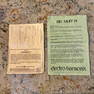 Electro-Harmonix Big Muff Pi V5 EH3003 (Op Amp Tone-Bypass) 1979 image 16