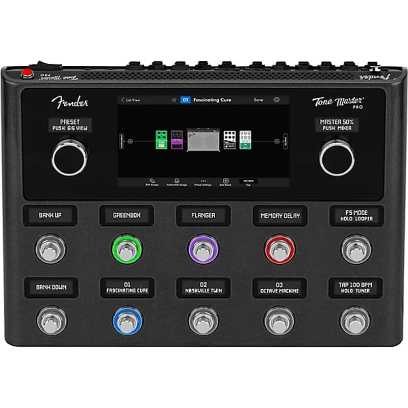 Fender Tone Master Pro Multi-Effects Guitar Pedal 2024 - BLACK image 1