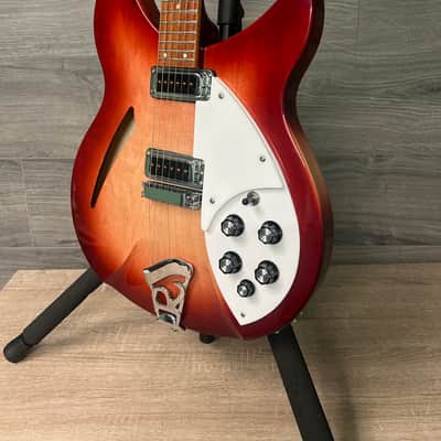1996 Rickenbacker 330 Fireglo Electric Guitar w/ Case #2695 image 6