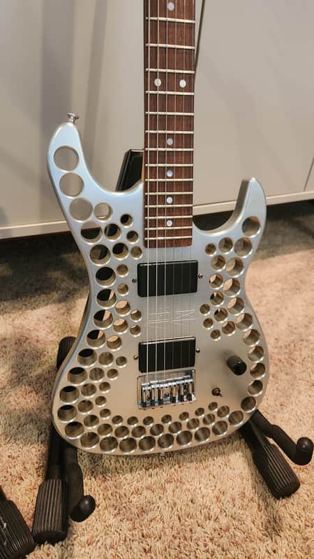 Abel Axe Aluminum Body CNC Stratocaster 1994-1996 - Raw Silver Aluminum image 1