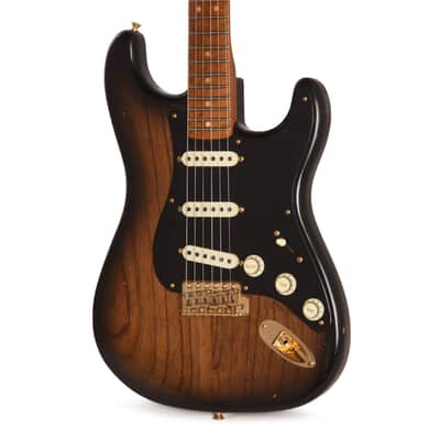 Fender Custom Shop '50s Roasted Stratocaster Journeyman Relic Black Burst Master Built by Kyle McMillin w/Roasted Birdseye Maple Neck (Serial #R138290) image 3